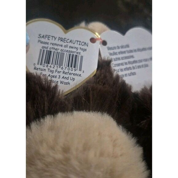 Ty Attic Treasures MOOKIE the Monkey  NWT Soft Plush Stuffed Animal Toy - Picture 9 of 9